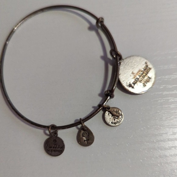 ALEX and Ani Bundle of 3 Bangle Charm Bracelets‎ Adjustable - Picture 5 of 8
